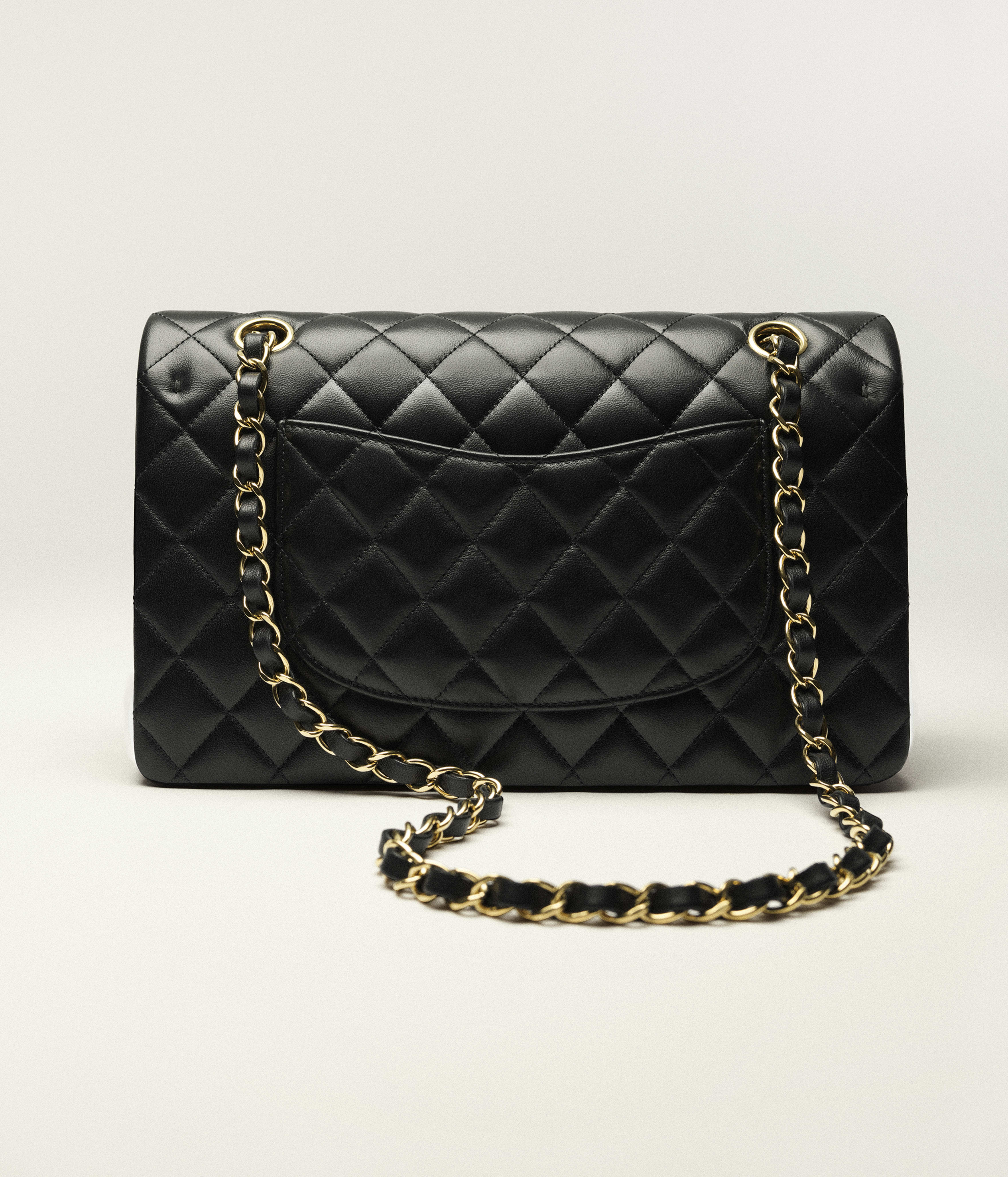 Borsa classica 11.12 - Nero - Pelle di agnello & metallo effetto dorato - vista artistica 4